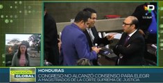 Congreso hondureño no alcanza consenso para elegir Corte Suprema de Justicia