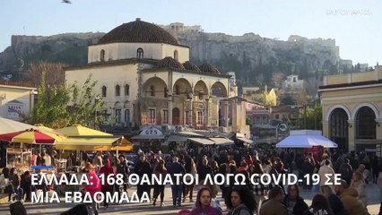 Ελλάδα: 168 νεκροί από covid και 2 από γρίπη
