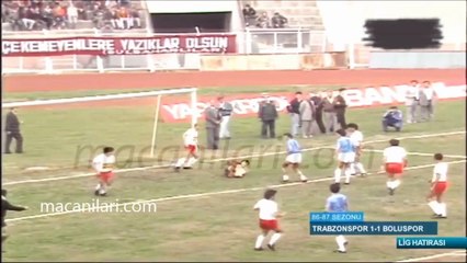 Trabzonspor 1-1 Boluspor [HD] 12.10.1986 - 1986-1987 Turkish 1st League Matchday 8
