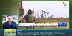 Siria denuncia robo de recursos naturales por tropas de EE.UU.