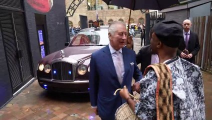 Charles enjoys African music: 'It's impossible to sit still'