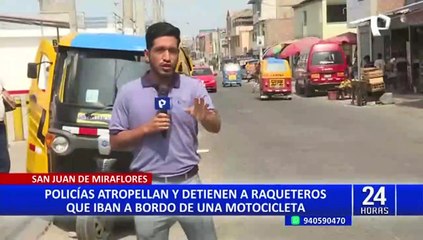 SJM: delincuentes asaltan a hombre que salía de atenderse en hospital