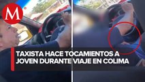 Retiran gafete y licencia a taxista que acoso a mujer en Colima