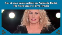 Non ci sono buone notizie per Antonella Clerici, The Voice Senior si deve fermare