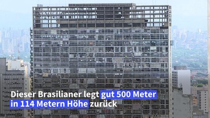 Spaziergang über den Dächern von São Paulo