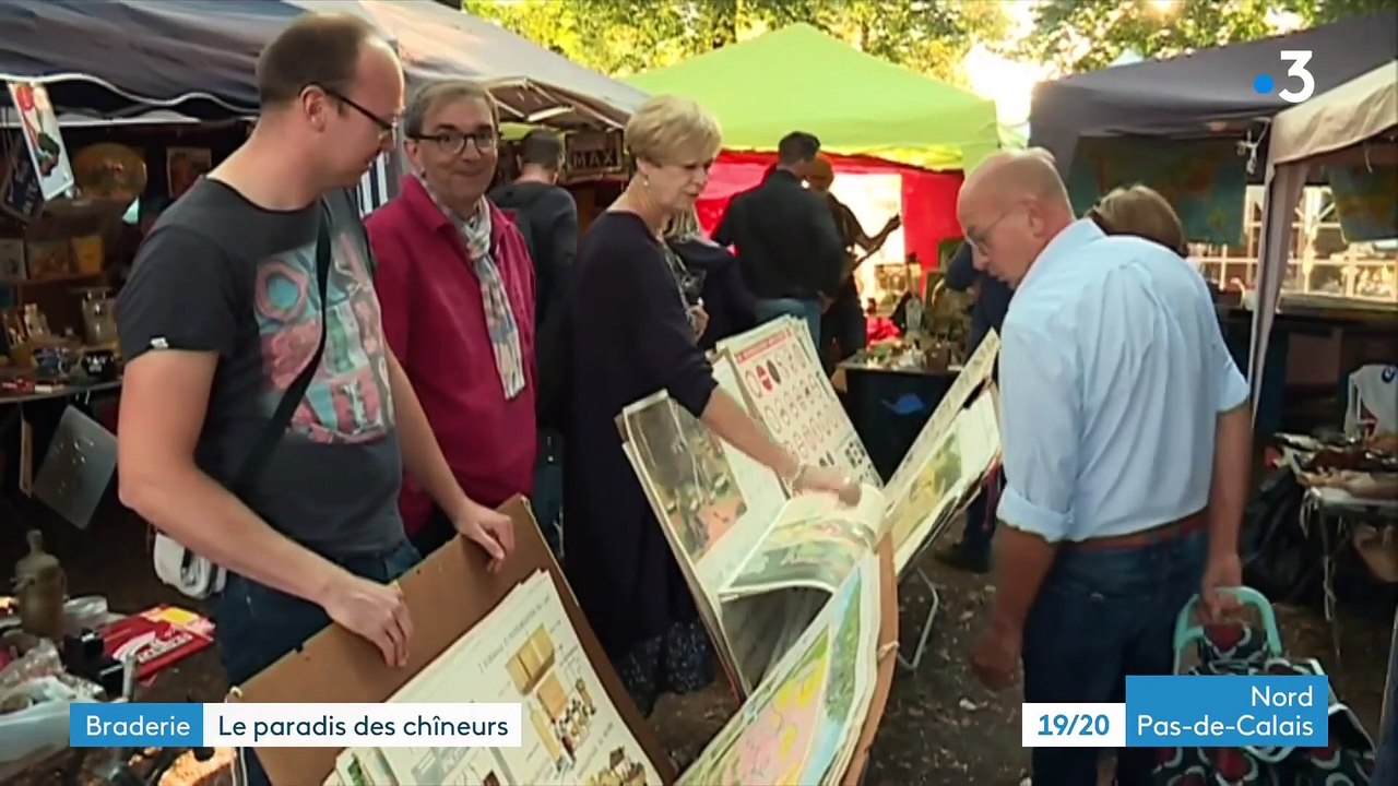 La braderie de Lille, qui se déroule traditionn...