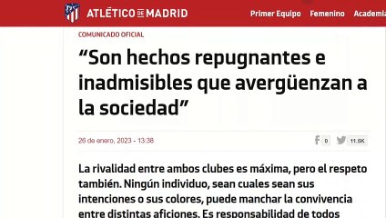 Condena unánime de clubes e instituciones de los actos de odio contra Vinicius