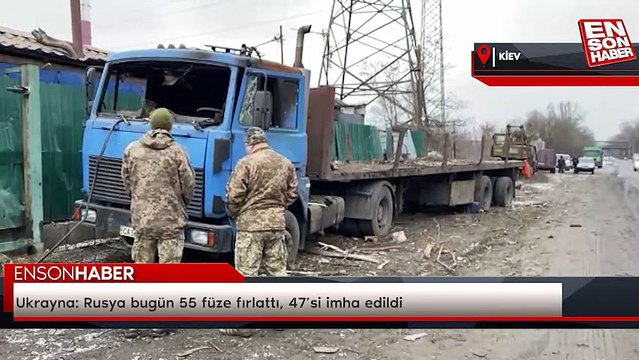 Ukrayna: Rusya bugün 55 füze fırlattı, 47’si imha edildi