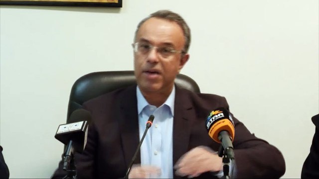 Στα Καμένα Βούρλα ο Χρ. Σταϊκούρας - Αναφέρθηκε σε έργα άνω των 100 εκατομμυρίων ευρώ