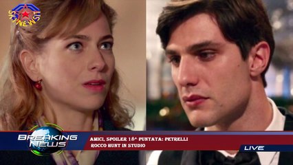 Amici, spoiler 18^ puntata: Petrelli  Rocco Hunt in studio