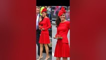 Princess Catherine's red dress sets new trend. #short #shorts #shortsvideo