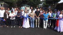 Inauguran 500 metros lineales de calles en el Reparto Linda Vista Norte, Managua