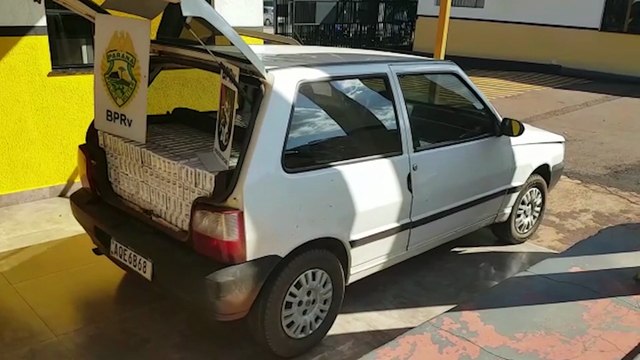 Veículo carregado com cigarros é apreendido e encaminhado à Cascavel