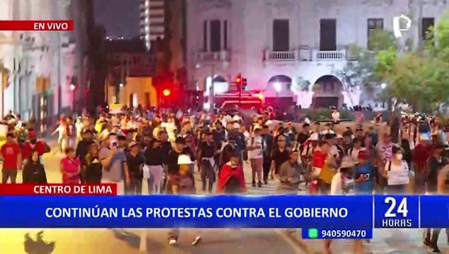 Protestas en Lima: así se desarrollaron las manifestaciones en contra del gobierno