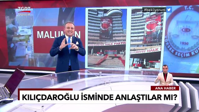 Genel Merkeze Asılan Afiş 6'lı Masanın Aday İlanı mı? - Ekrem Açıkel İle TGRT Ana Haber