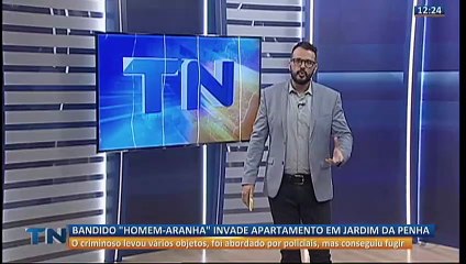 'Homem aranha' invade apartamento em Vitória