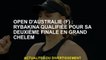 Australian Open : Rybakina s'est qualifiée pour sa deuxième finale du Grand Chelem