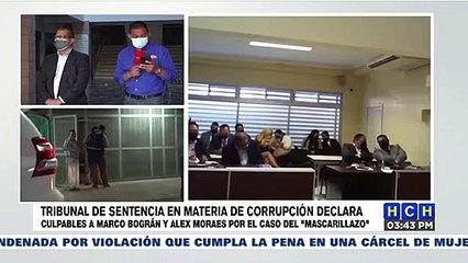 ¡Fallo Judicial! Culpables Marco Bográn y Alex Moraes por "Mascarillazo"