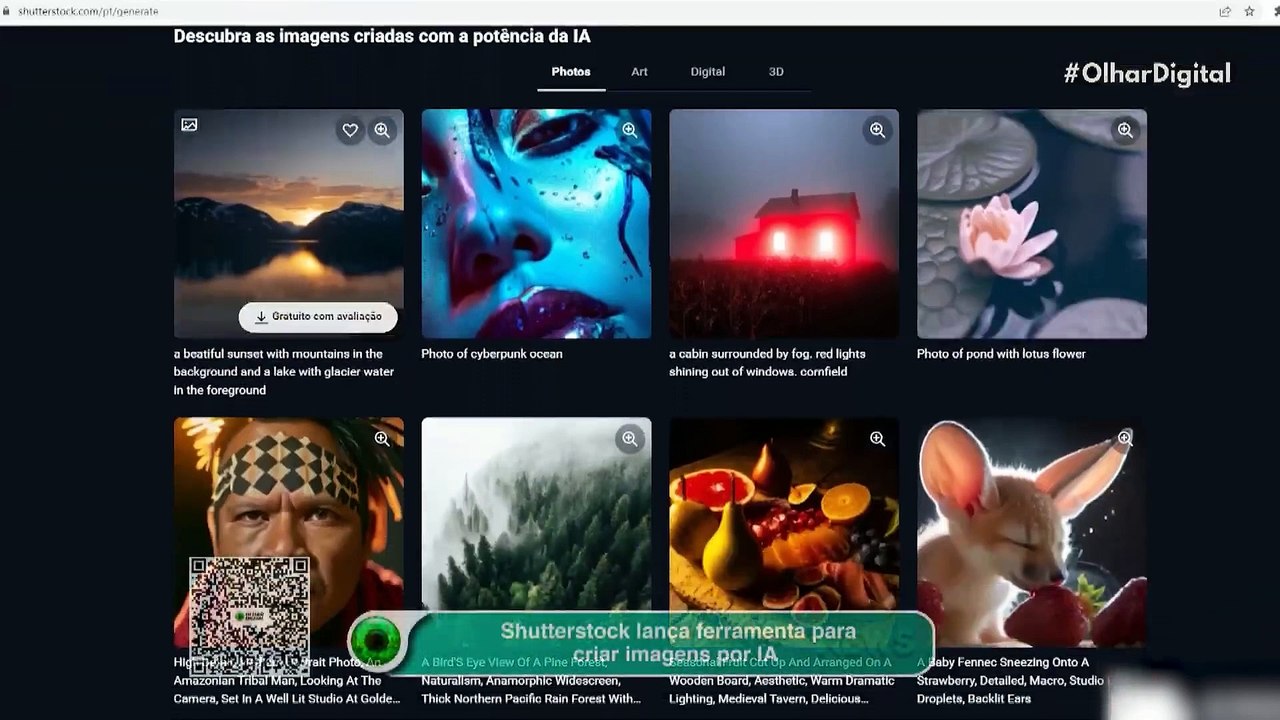 Shutterstock lança ferramenta para criar imagens por IA