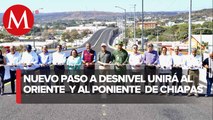 Inauguran doble paso a desnivel en Tuxtla Gutiérrez, Chiapas