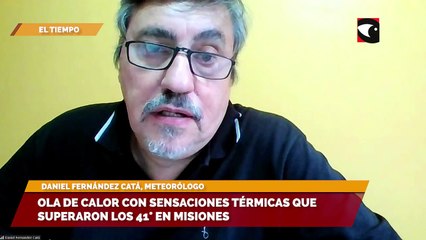 Ola de calor con sensaciones térmicas que superaron los 41° en Misiones