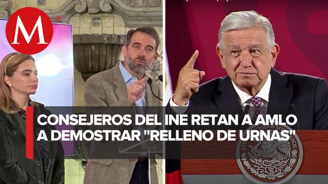Consejeros del INE retan a AMLO a demostrar malas prácticas en elección presidencial de 2018