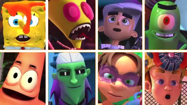 SpongeBob SquarePants & Nicktoons: Globs of Doom All Characters (Wii)