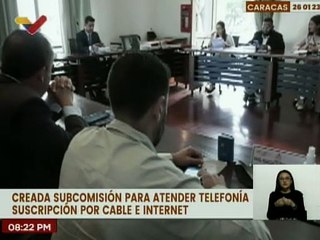 Caracas | Crean subcomisión que atenderá la telefonía, suscripción por cable e internet