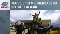 Canal de denúncias do governo envia 70 nomes de suspeitos por atos em Brasília para a PF