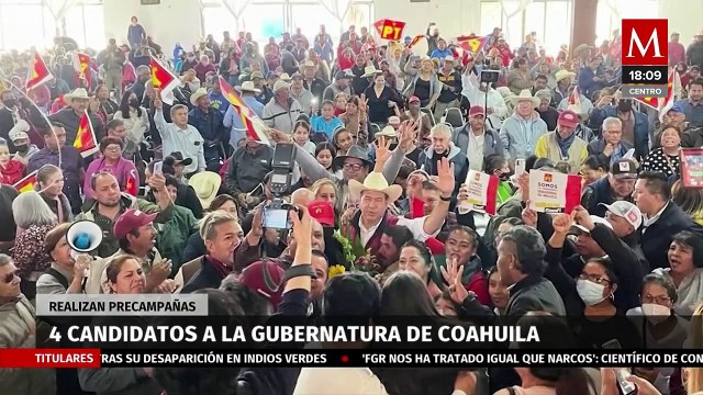Candidatos realizan continúan sus precampañas en Coahuila