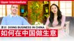 清谈: Doing Business in China | Upper Intermediate Lesson (v) | ChinesePod