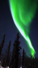 Giant Overhead Northern Lights