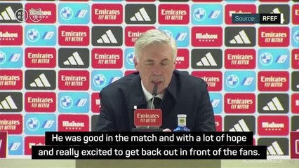 Скачать видео: Ancelotti condemns fans' hanging Vinicius effigy