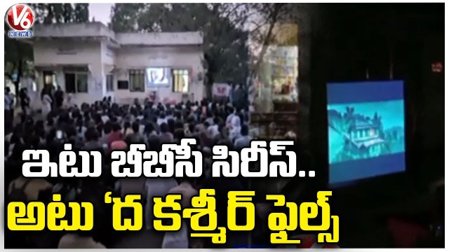 Screening Wars Between SFI, ABVP:BBC Documentary On PM Modi vs Kashmir Files At Central University