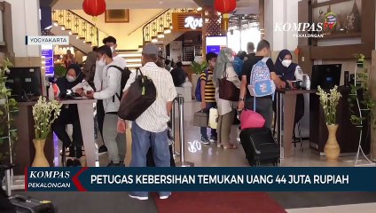 Petugas Kebersihan Stasiun Tugu Yogyakarta Temukan Uang 44 Juta Rupiah