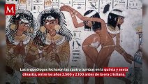 Egipto descubre cuatro tumbas de faraones y una momia