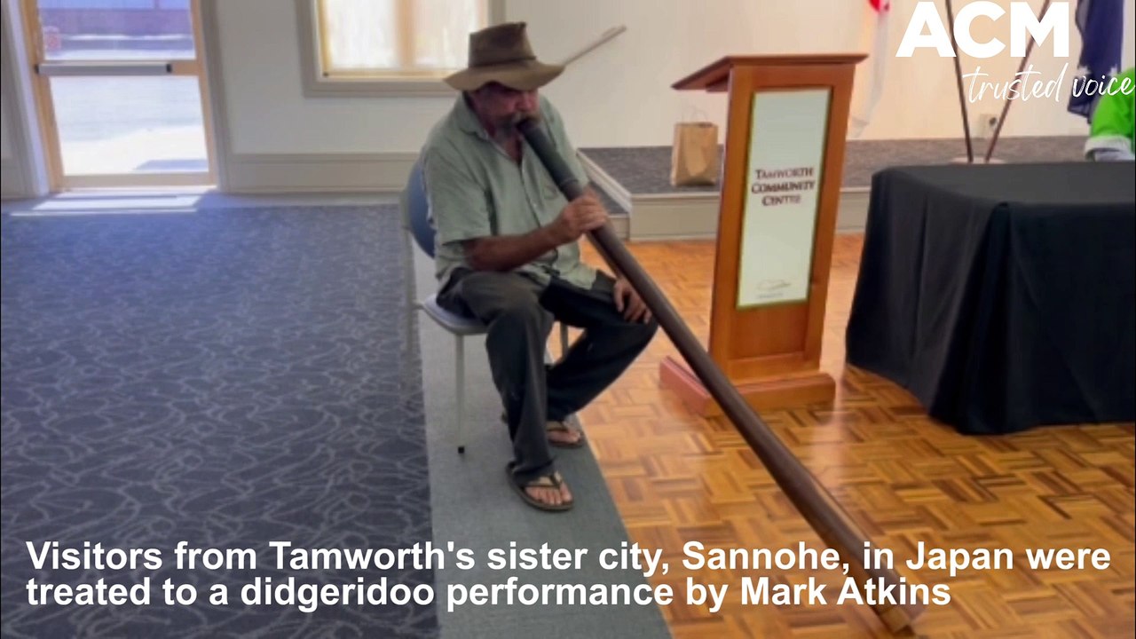 Visitors from Tamworth's sister city Sannohe were treated to a