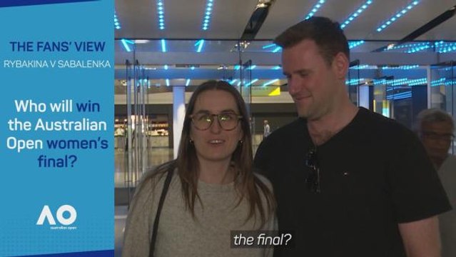 The Fans' View: Rybakina v Sabalenka - Who will win the Australian Open?