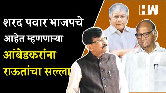 Prakash Ambedkar यांनी शब्द जपून वापरावे - Sanjay Raut | Sharad Pawar | Uddhav Thackeray | Shivsena