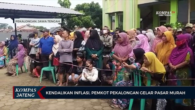 Kendalikan Inflasi, Pemkot Pekalongan Gelar Pasar Murah