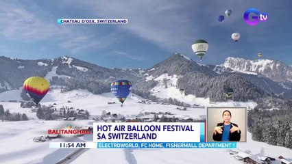Hot air balloon festival sa Switzerland | BT