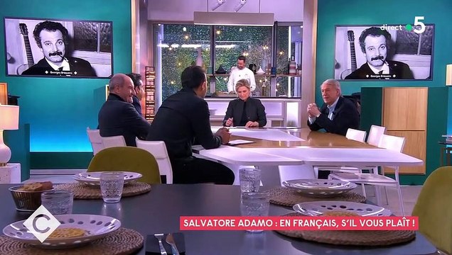 Salvatore Adamo dans C à Vous .