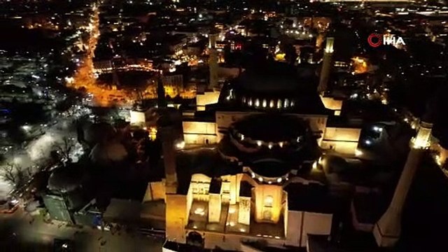 Regaip Kandili'nde vatandaşlar Ayasofya Camii'ne akın etti