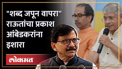 Sanjay Raut On Prakash Ambedkar | शरद पवारांवरील टीकेवरुन ठाकरे प्रकाश आंबेडकरांवर नाराज?