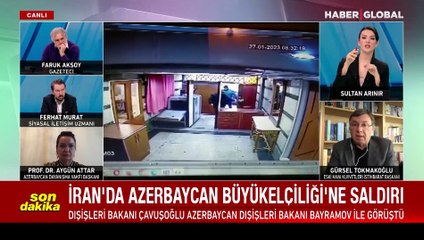 İran'daki Azerbaycan Büyükelçiliği'ne saldırı anı kamerada
