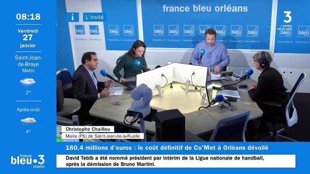 Christophe Chaillou, maire socialiste de Saint Jean de la Ruelle