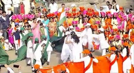 साडी नृत्य | जि. प. कें. प्रा. शाळेत मुलांनी सादर केले साडी नृत्य...