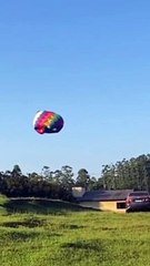Brasil. Balão cai após embater em cabos elétricos e causa três feridos