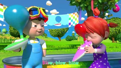Balloon Boat Race - CoComelon Nursery Rhymes & Kids Songs