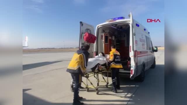 AMBULANS UÇAK, KALP YETMEZLİĞİ OLAN BERİVAN İÇİN HAVALANDI